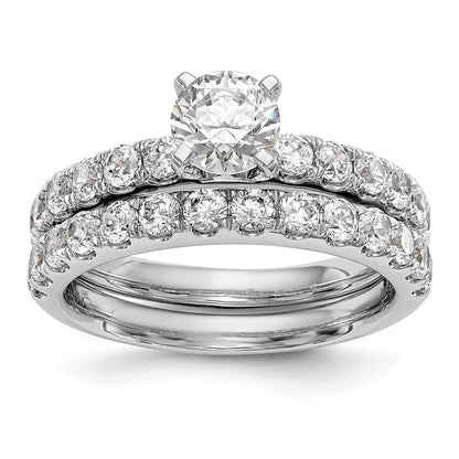 True Origin Lab Grown Diamond VS+ F+ Semi-Mount Peg Set Engagement Ring