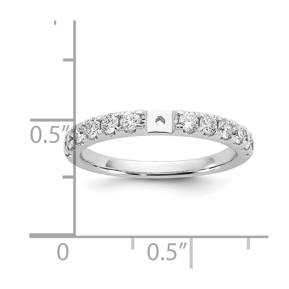 True Origin Lab Grown Diamond VS+ F+ Semi-Mount Peg Set Engagement Ring