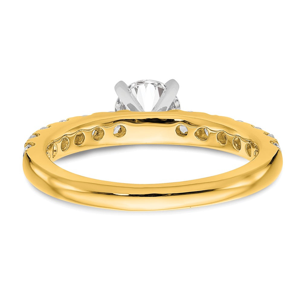 True Origin Lab Grown Diamond VS+ F+ Semi-Mount Peg Set Engagement Ring