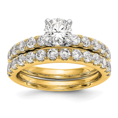 True Origin Lab Grown Diamond VS+ F+ Semi-Mount Peg Set Engagement Ring