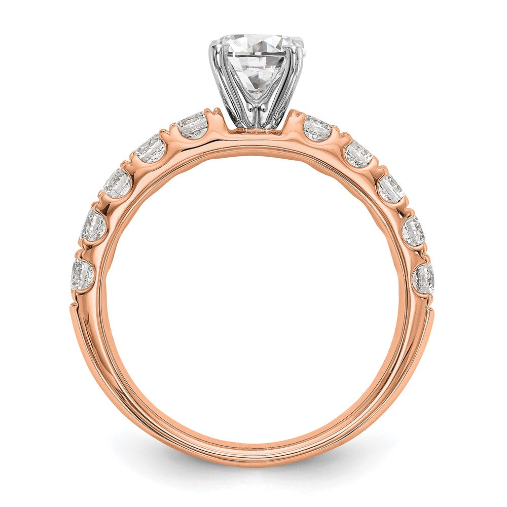 True Origin Lab Grown Diamond VS+ F+ Semi-Mount Peg Set Engagement Ring