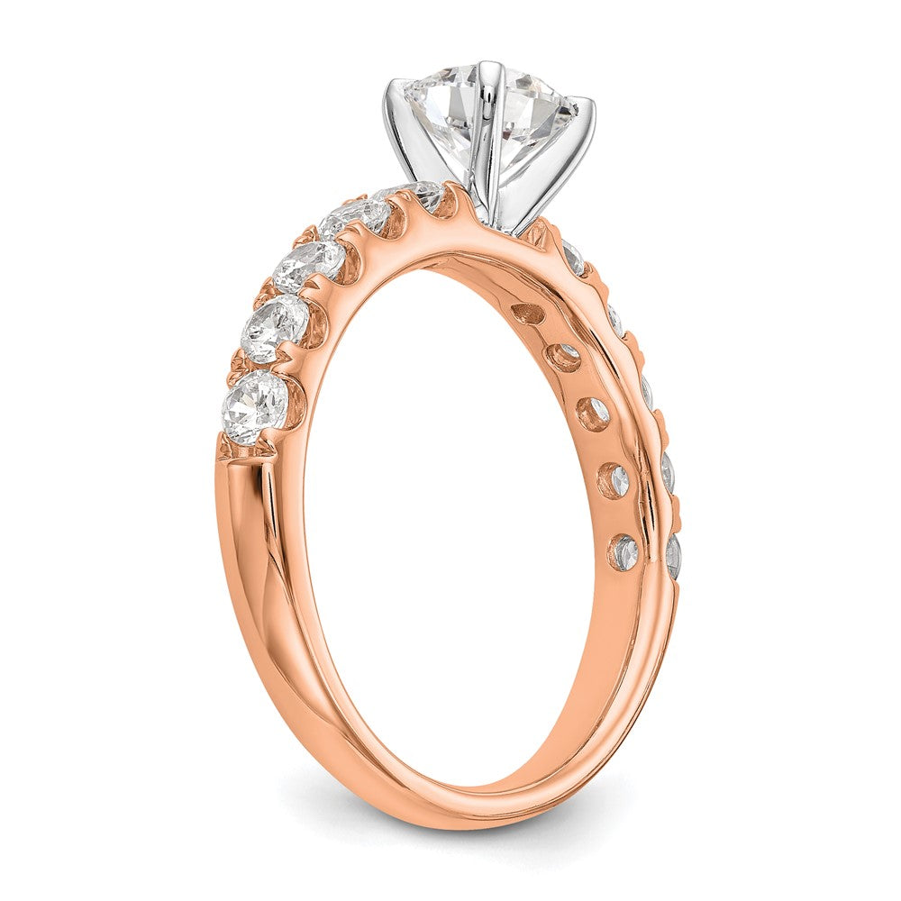 True Origin Lab Grown Diamond VS+ F+ Semi-Mount Peg Set Engagement Ring