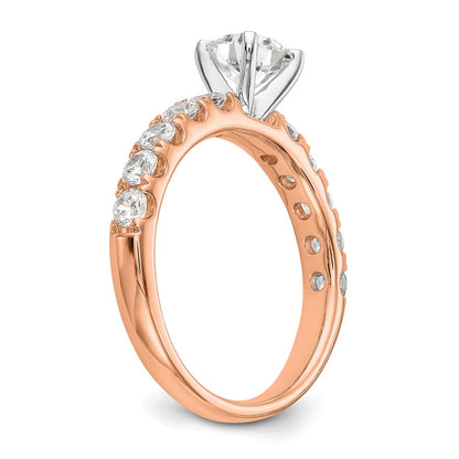True Origin Lab Grown Diamond VS+ F+ Semi-Mount Peg Set Engagement Ring