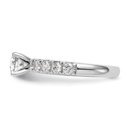 True Origin Lab Grown Diamond VS+ F+ Semi-Mount Peg Set Engagement Ring