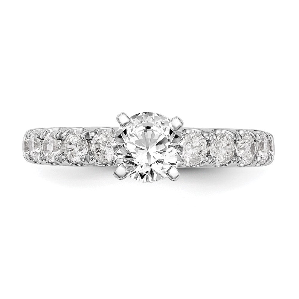 True Origin Lab Grown Diamond VS+ F+ Semi-Mount Peg Set Engagement Ring