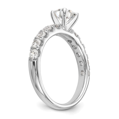 True Origin Lab Grown Diamond VS+ F+ Semi-Mount Peg Set Engagement Ring