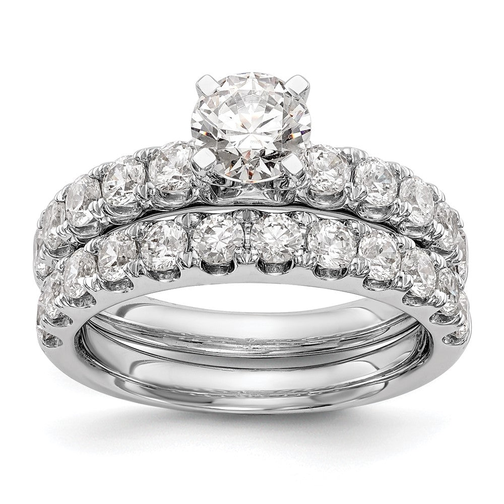 True Origin Lab Grown Diamond VS+ F+ Semi-Mount Peg Set Engagement Ring