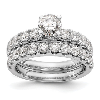True Origin Lab Grown Diamond VS+ F+ Semi-Mount Peg Set Engagement Ring