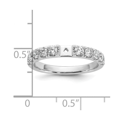 True Origin Lab Grown Diamond VS+ F+ Semi-Mount Peg Set Engagement Ring