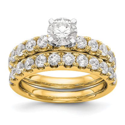 True Origin Lab Grown Diamond VS+ F+ Semi-Mount Peg Set Engagement Ring