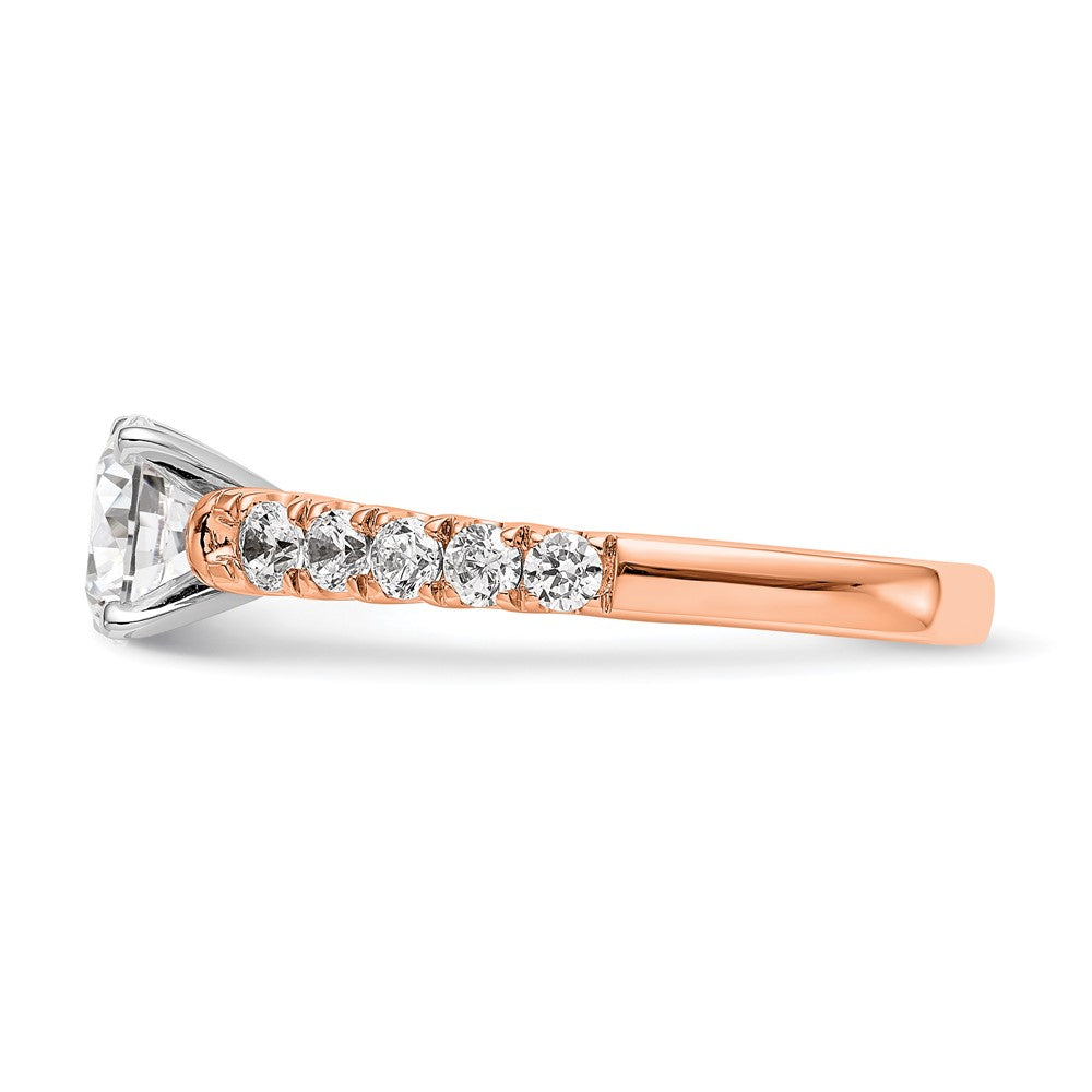True Origin Lab Grown Diamond VS+ F+ Semi-Mount Peg Set Engagement Ring