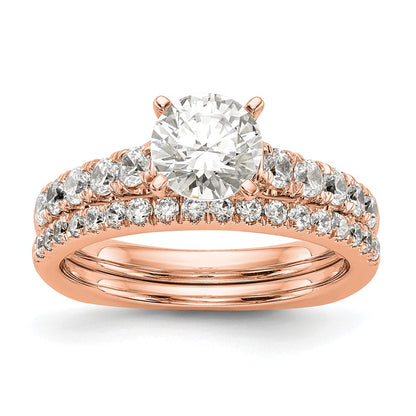 True Origin Lab Grown Diamond VS+ F+ Semi-Mount Peg Set Engagement Ring
