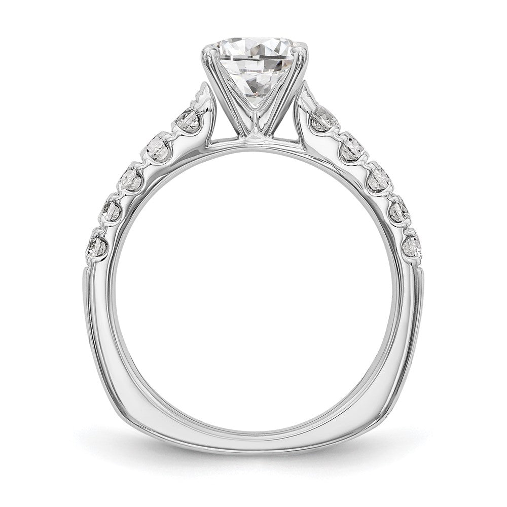 True Origin Lab Grown Diamond VS+ F+ Semi-Mount Peg Set Engagement Ring