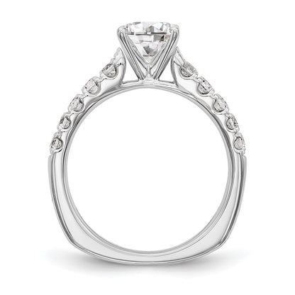 True Origin Lab Grown Diamond VS+ F+ Semi-Mount Peg Set Engagement Ring