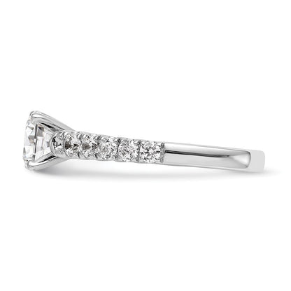 True Origin Lab Grown Diamond VS+ F+ Semi-Mount Peg Set Engagement Ring