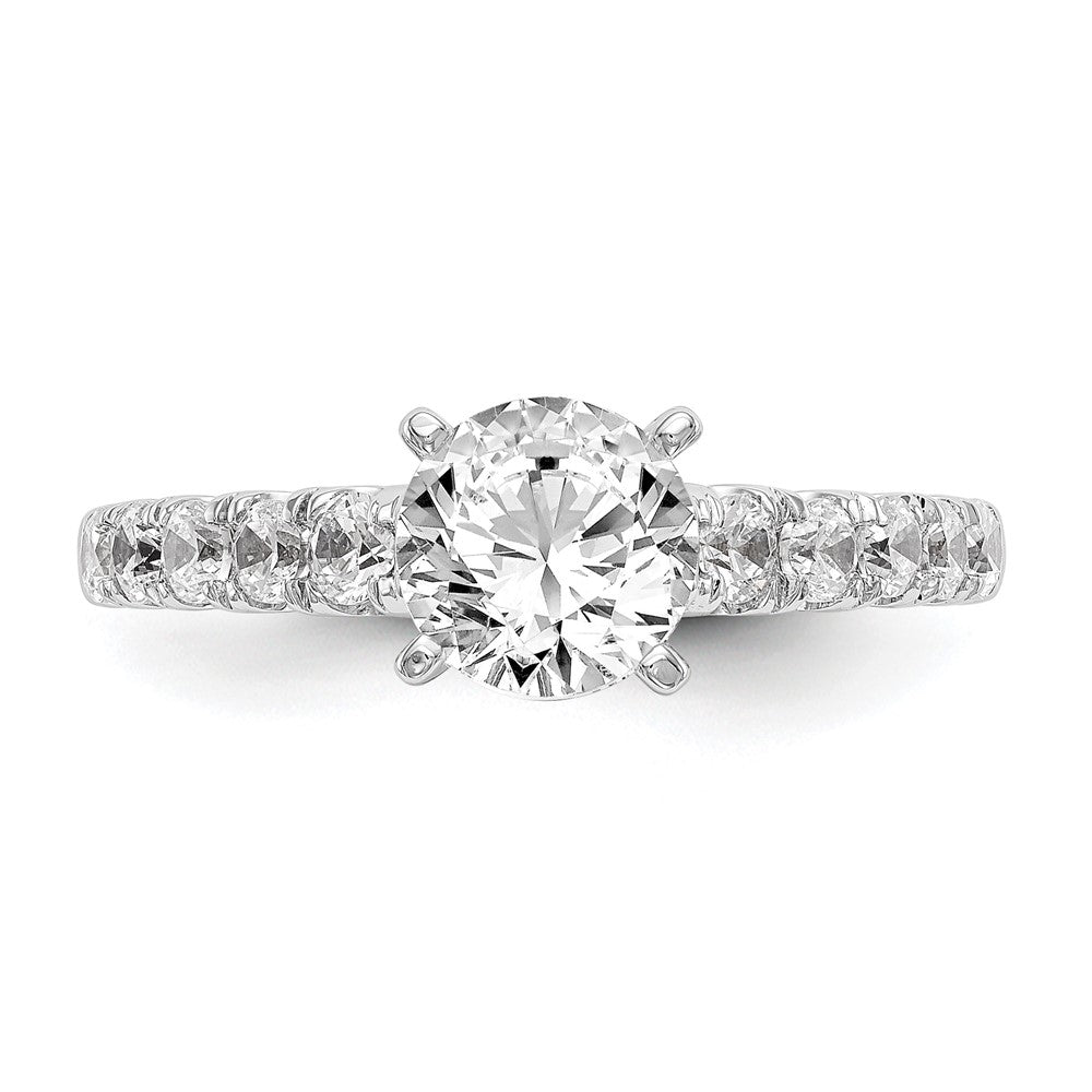True Origin Lab Grown Diamond VS+ F+ Semi-Mount Peg Set Engagement Ring