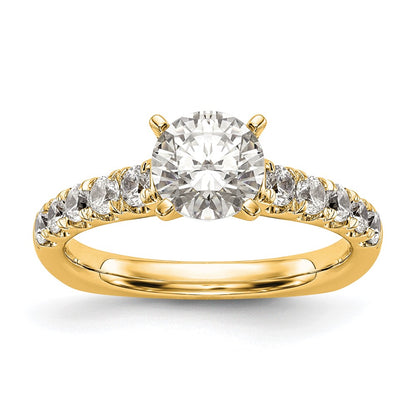 True Origin Lab Grown Diamond VS+ F+ Semi-Mount Peg Set Engagement Ring