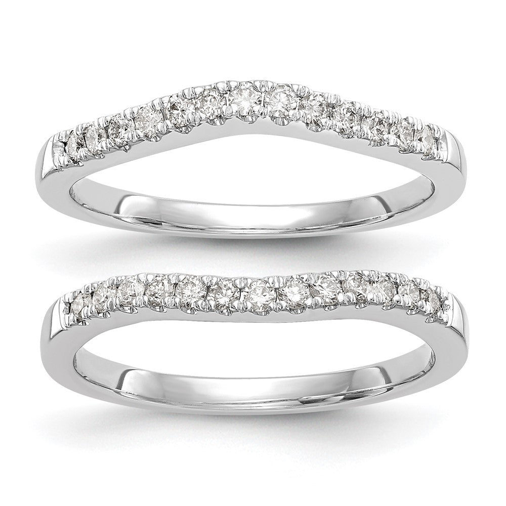 True Origin Lab Grown Diamond VS+ F+ Set of Two Complete Wedding Bands