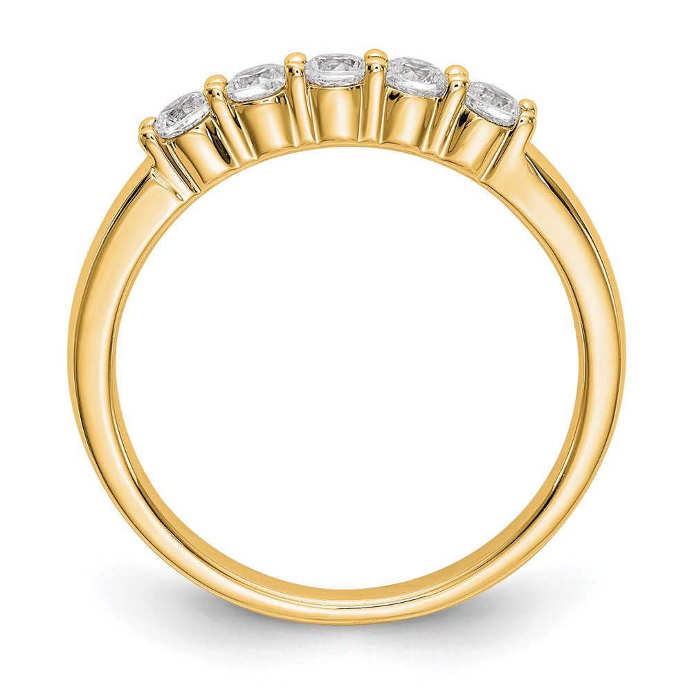 True Origin Lab Grown Diamond VS+ F+ Complete Round Five Stone Ring