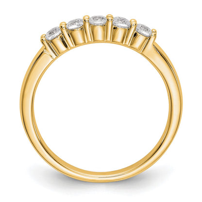 True Origin Lab Grown Diamond VS+ F+ Complete Round Five Stone Ring