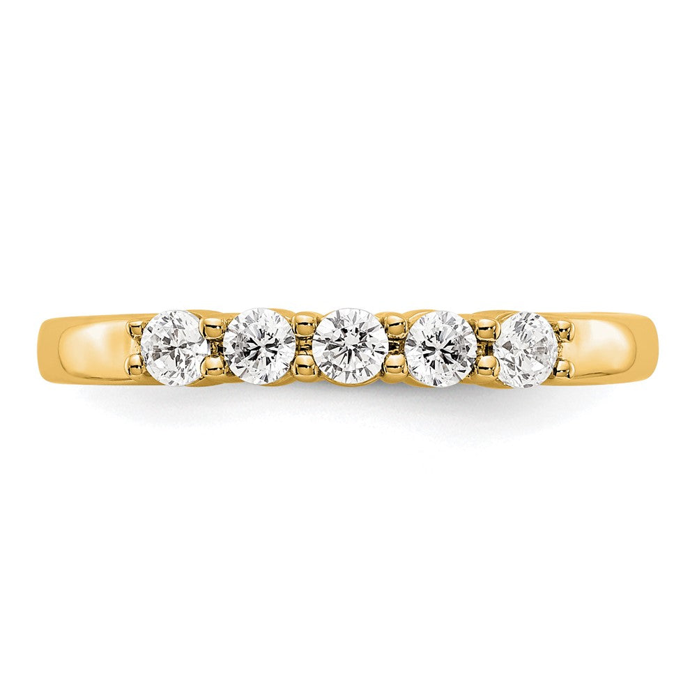 True Origin Lab Grown Diamond VS+ F+ Complete Round Five Stone Ring