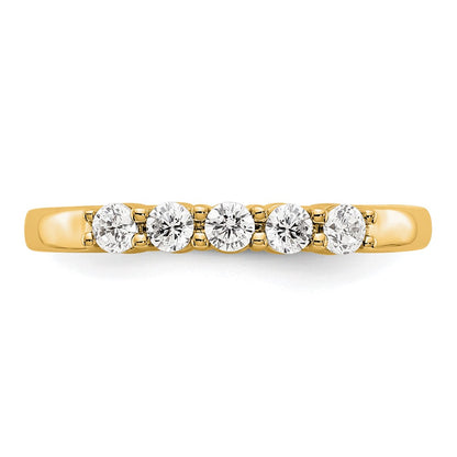True Origin Lab Grown Diamond VS+ F+ Complete Round Five Stone Ring