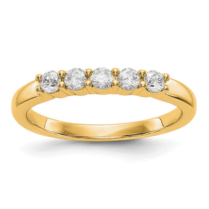 True Origin Lab Grown Diamond VS+ F+ Complete Round Five Stone Ring