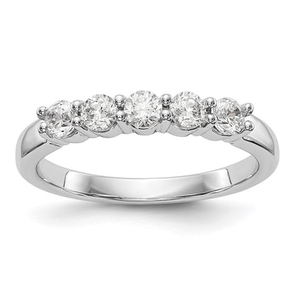 True Origin Lab Grown Diamond VS+ F+ Complete Round Five Stone Ring