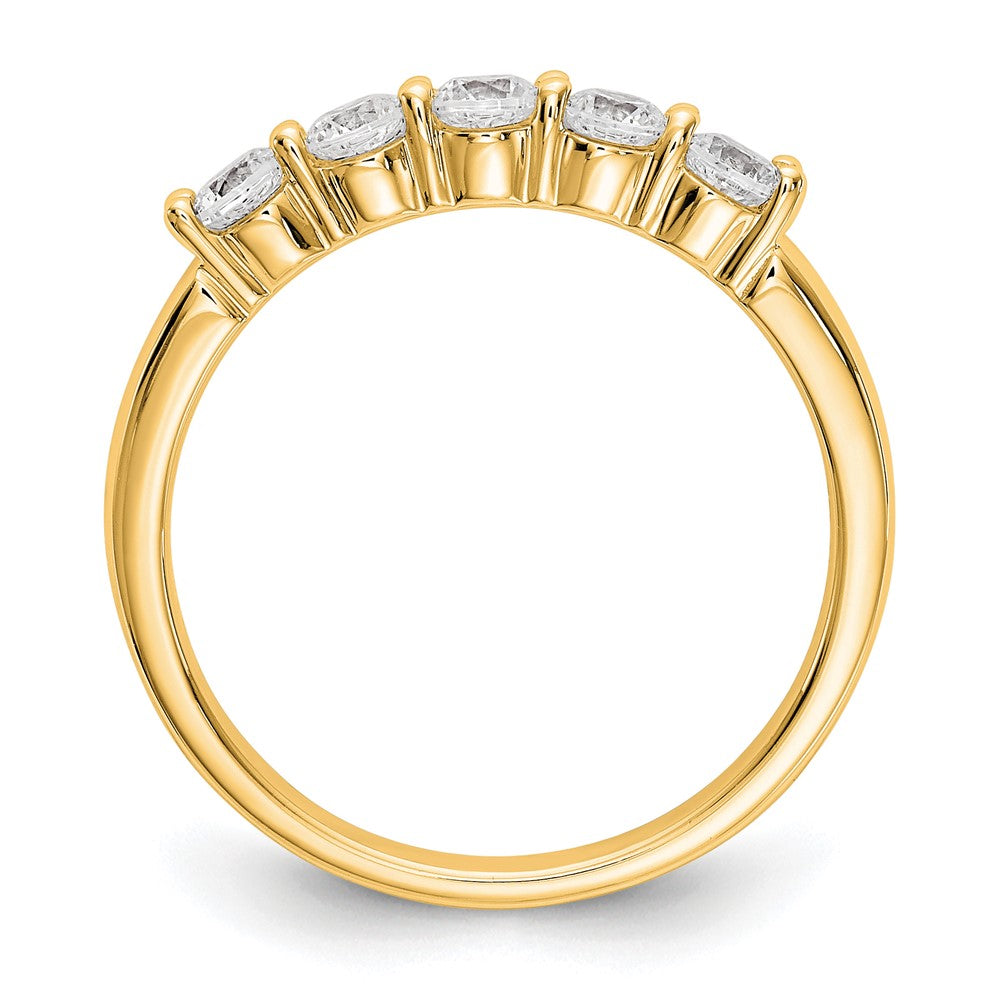 True Origin Lab Grown Diamond VS+ F+ Complete Round Five Stone Ring