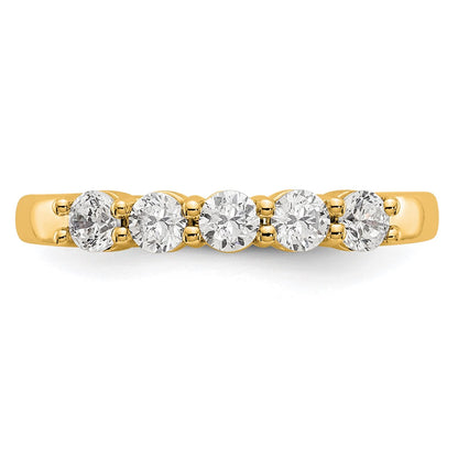 True Origin Lab Grown Diamond VS+ F+ Complete Round Five Stone Ring