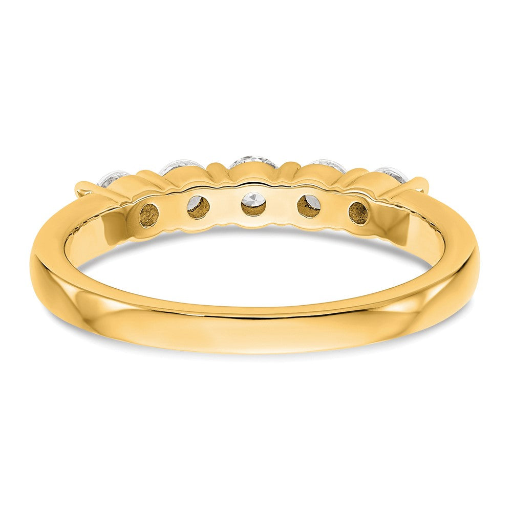 True Origin Lab Grown Diamond VS+ F+ Complete Round Five Stone Ring