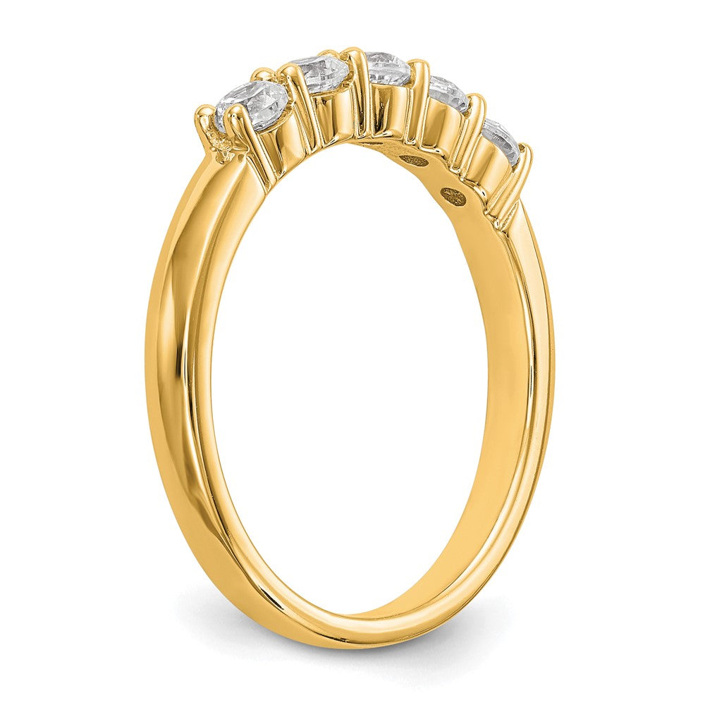 True Origin Lab Grown Diamond VS+ F+ Complete Round Five Stone Ring