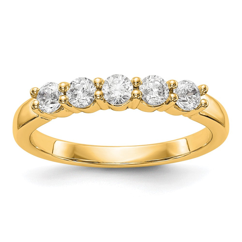True Origin Lab Grown Diamond VS+ F+ Complete Round Five Stone Ring