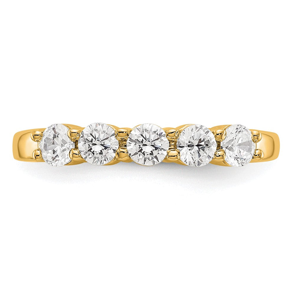 True Origin Lab Grown Diamond VS+ F+ Complete Round Five Stone Ring
