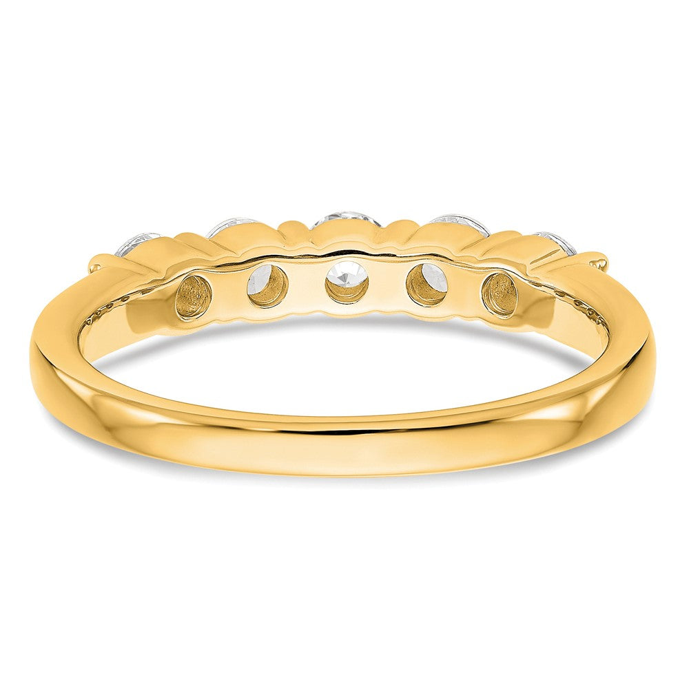 True Origin Lab Grown Diamond VS+ F+ Complete Round Five Stone Ring