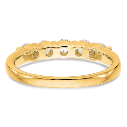 True Origin Lab Grown Diamond VS+ F+ Complete Round Five Stone Ring