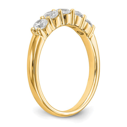 True Origin Lab Grown Diamond VS+ F+ Complete Round Five Stone Ring
