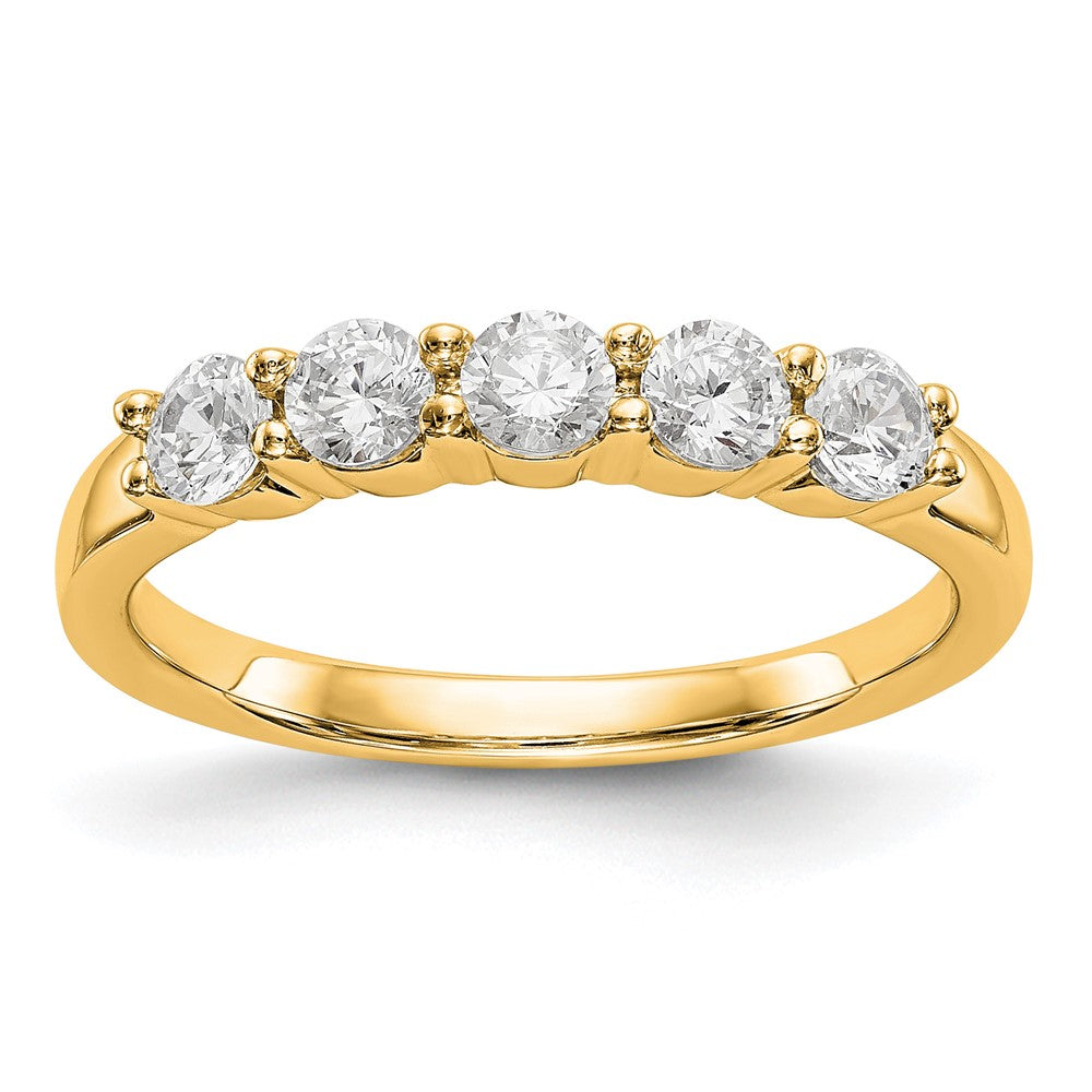 True Origin Lab Grown Diamond VS+ F+ Complete Round Five Stone Ring