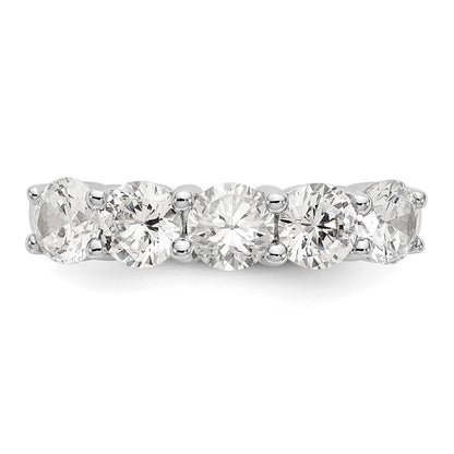 True Origin Lab Grown Diamond VS+ F+ Complete Round Five Stone Ring