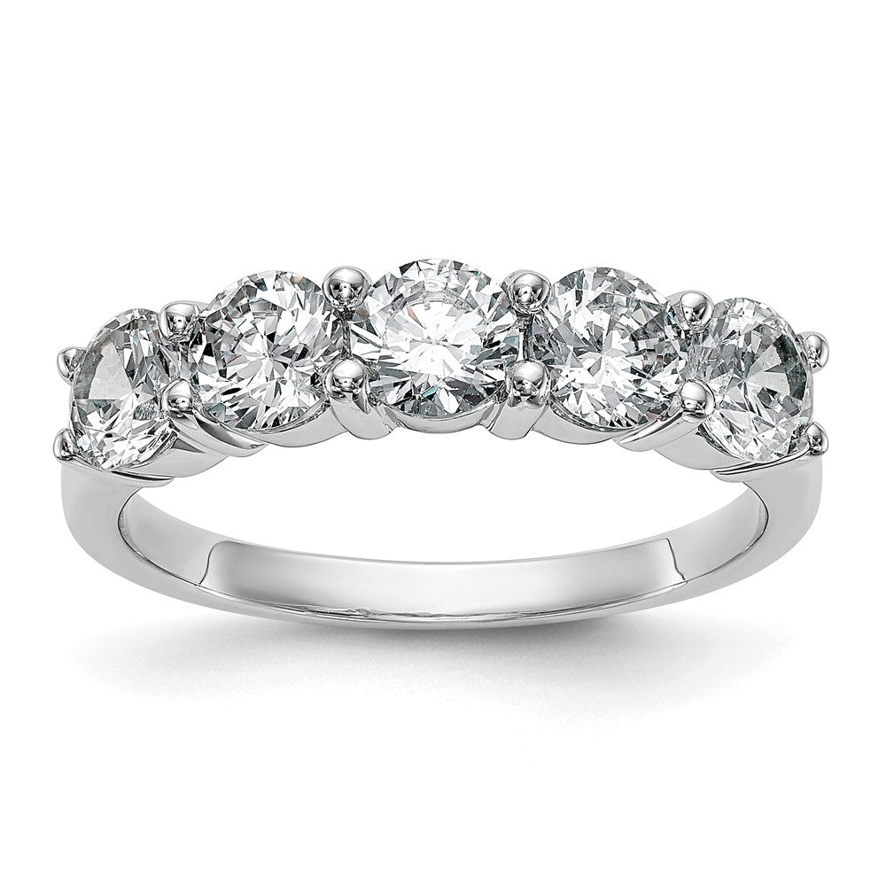 True Origin Lab Grown Diamond VS+ F+ Complete Round Five Stone Ring