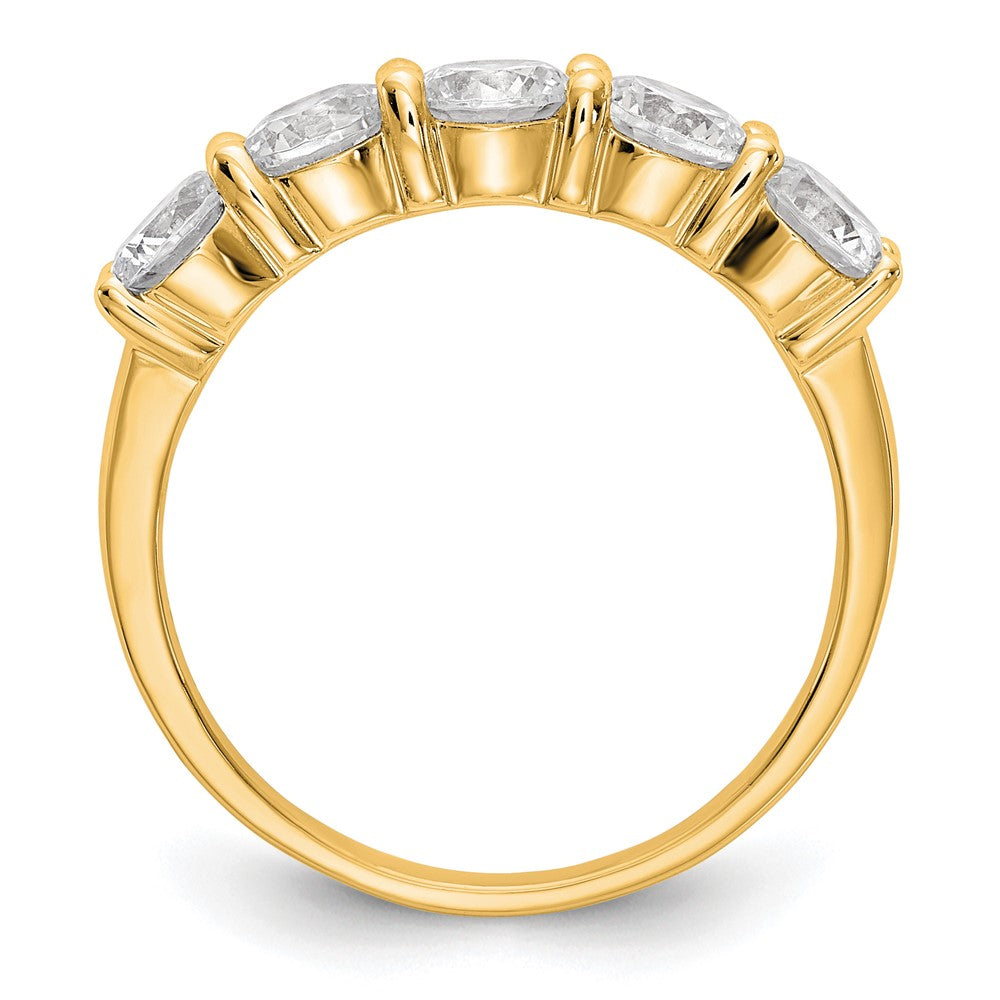 True Origin Lab Grown Diamond VS+ F+ Complete Round Five Stone Ring