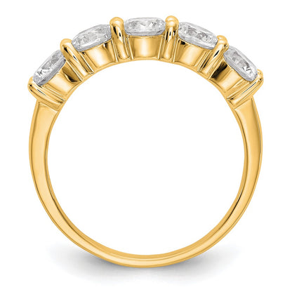 True Origin Lab Grown Diamond VS+ F+ Complete Round Five Stone Ring