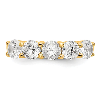 True Origin Lab Grown Diamond VS+ F+ Complete Round Five Stone Ring