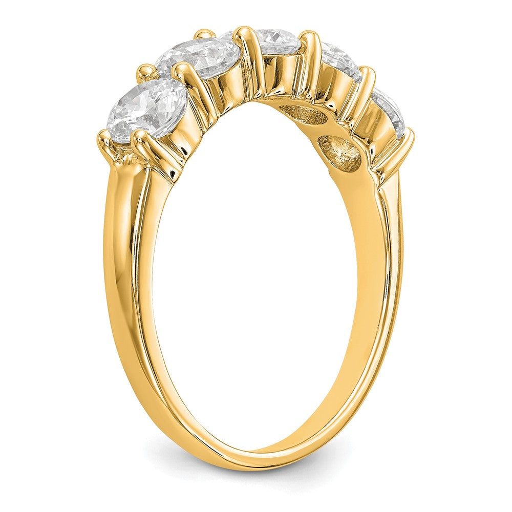 True Origin Lab Grown Diamond VS+ F+ Complete Round Five Stone Ring