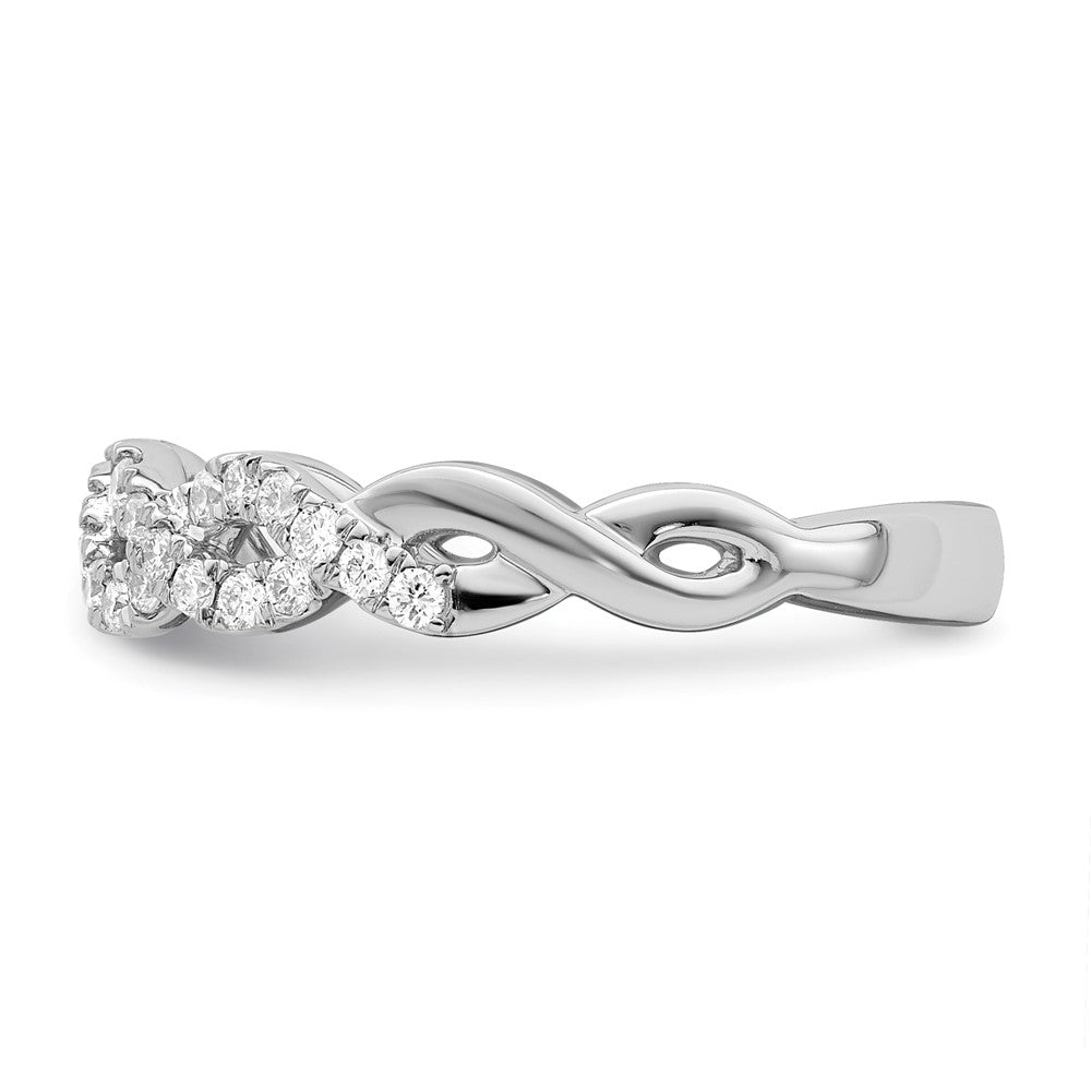 True Origin Lab Grown Diamond VS+ F+ Intertwined Complete Band