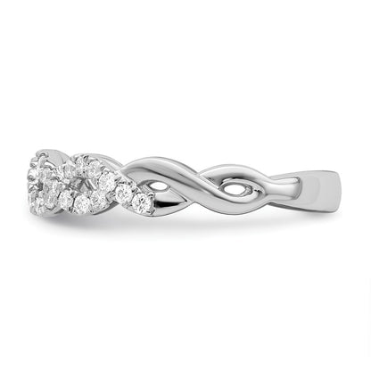 True Origin Lab Grown Diamond VS+ F+ Intertwined Complete Band
