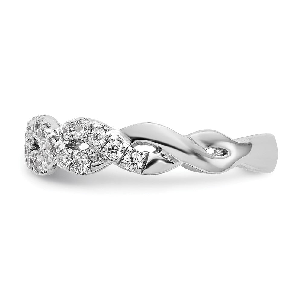 True Origin Lab Grown Diamond VS+ F+ Intertwined Complete Band