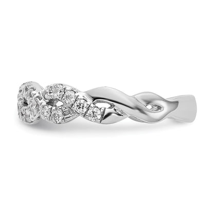 True Origin Lab Grown Diamond VS+ F+ Intertwined Complete Band
