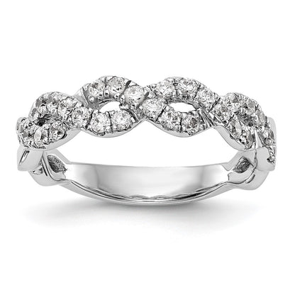 True Origin Lab Grown Diamond VS+ F+ Intertwined Complete Band