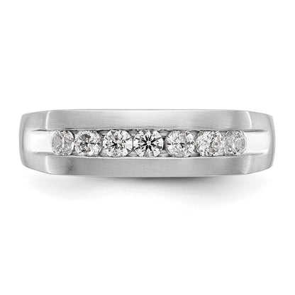 True Origin Men's Lab Grown Diamond VS+ F+ Complete Channel Band